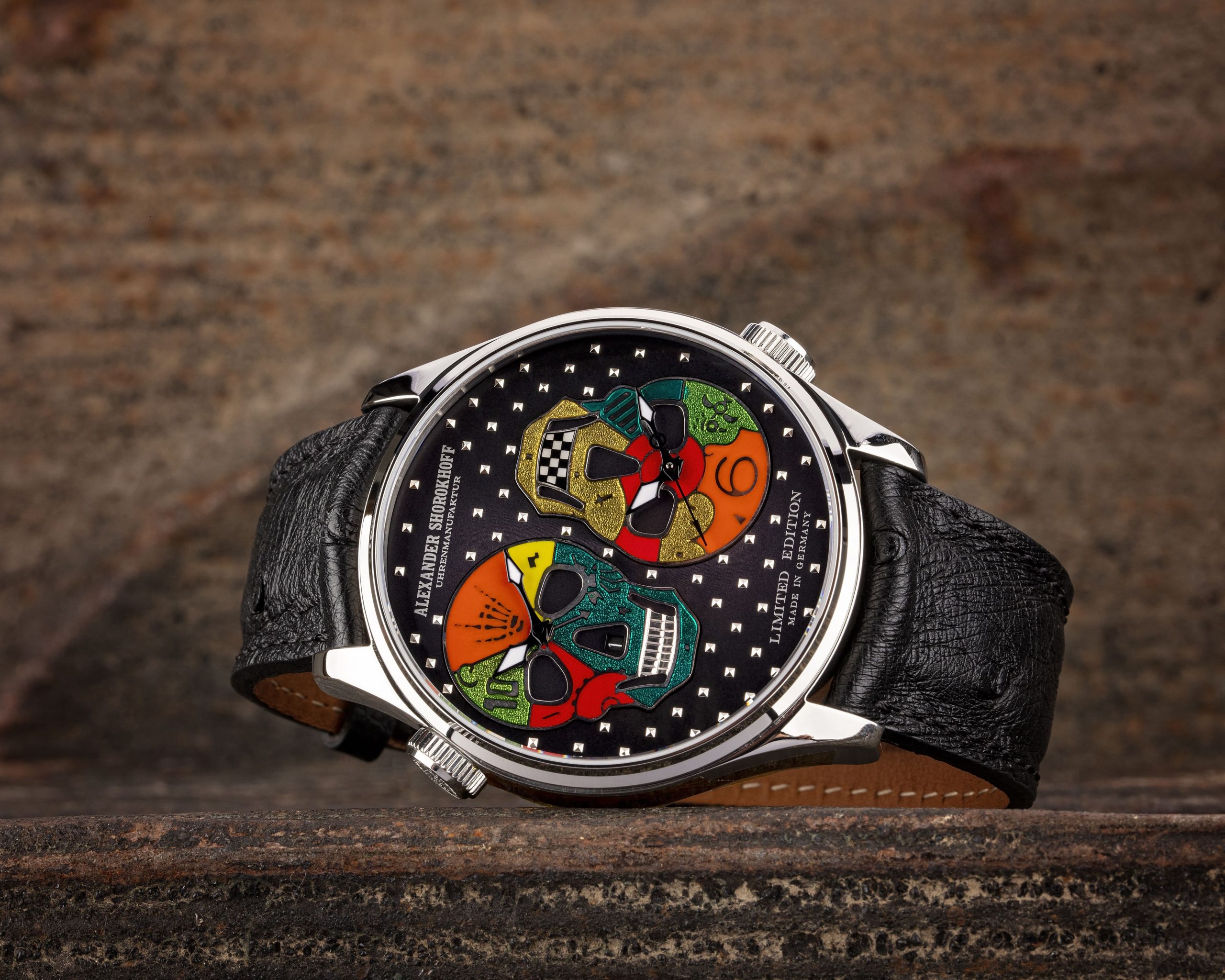 alexander-shorokhoff-los-craneos-2-totenkopf-uhr image 2