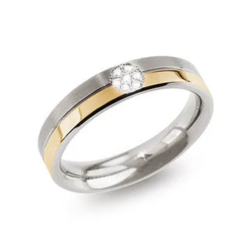 boccia-0129-06-titanium-ring-goldplattiert-diamanten-4-5-mm image 1