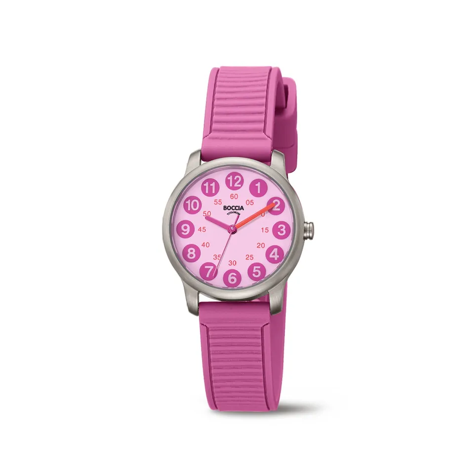 boccia-3373-04-kinder-titan-uhr-pink-27mm-kautschuk image 1