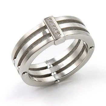 boccia-0126-01-titanium-ring-7-mm-industrial-diamanten-0-025-ct image 1