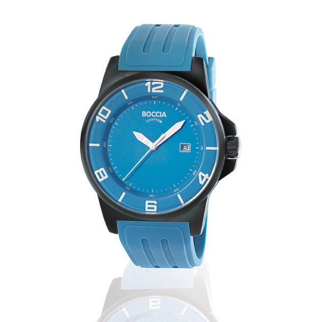 boccia-id-3535-51-titan-herrenuhr-jeans-blau-45-mm image 2