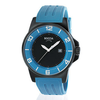 boccia-3535-48-id-titanium-herren-armbanduhr-schwarz-jeansblau-45mm image 1