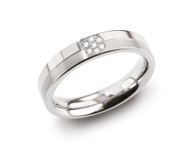 boccia-0129-05-titanium-diamantring-7-diamanten-0-035-ct-4-5-mm image 2