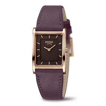 boccia-3294-04-damen-titan-uhr-ros-gold-braun image 1