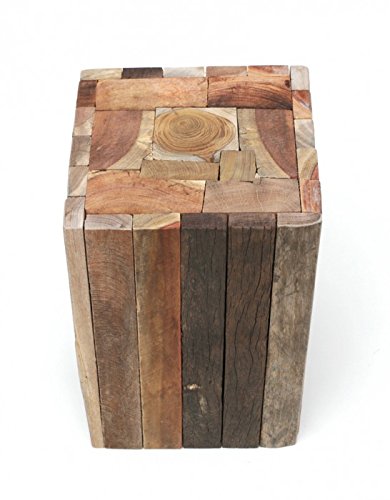 brillibrum-beistelltisch-treibholz-45x30x30-cm-hocker-quadratisch-massiv image 7