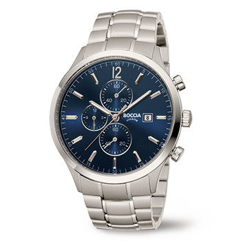 boccia-3753-03-titanium-herren-chronograph-42mm-dunkelblau image 1