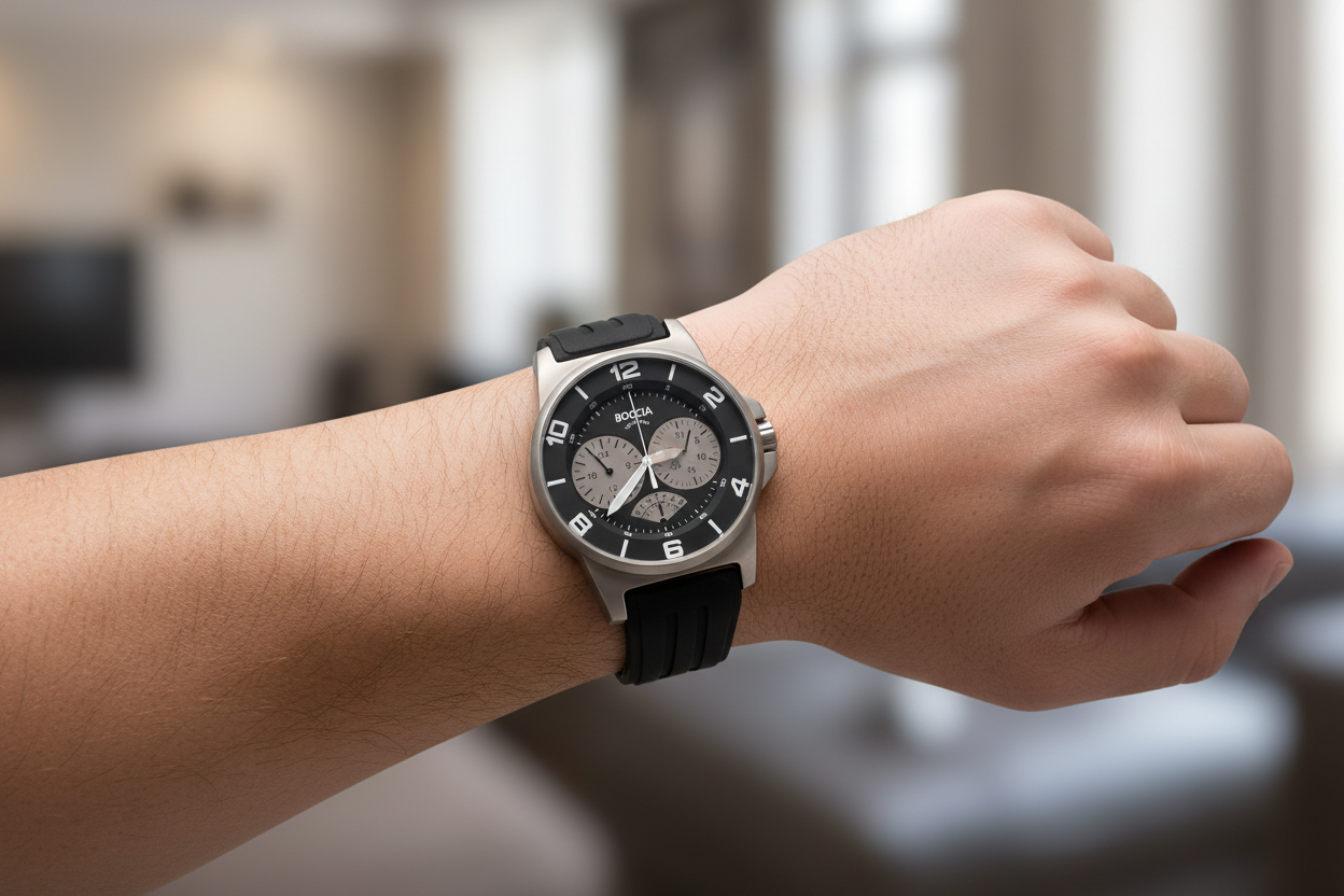 boccia-3536-01-herren-titan-uhr-schwarz-kautschuk image 2