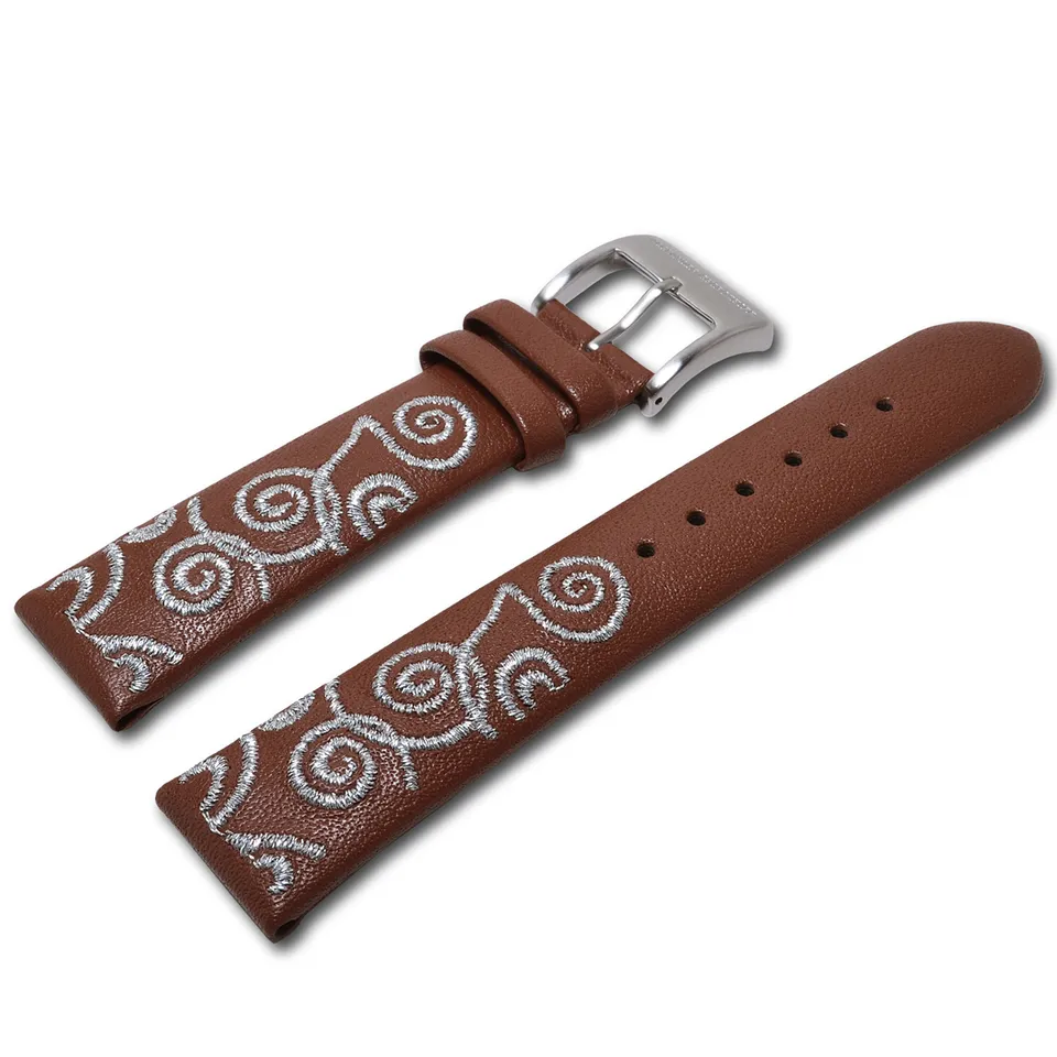 alexander-shorokhoff-kalbslederband-braun-mit-stickerei image 1