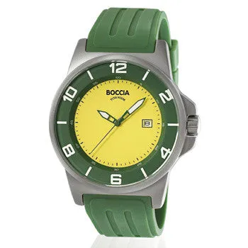 boccia-id-titanium-3535-31-herrenuhr-gelb-gr-n-45mm image 1