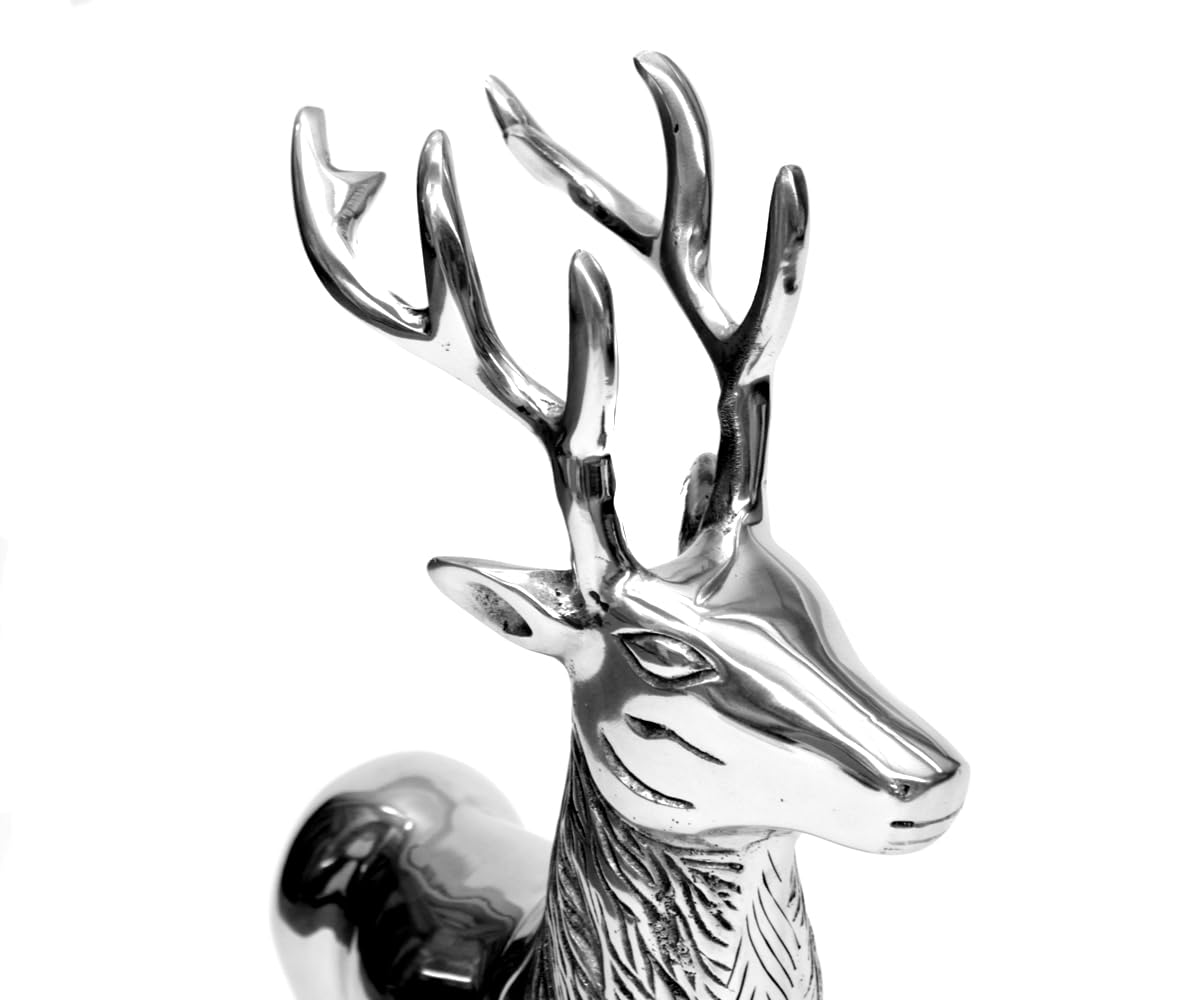 brillibrum-dekofigur-hirsch-stehend-metall-silber-21-5-cm-variante-4 image 4