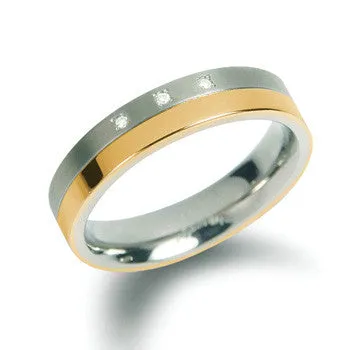 boccia-titanium-ring-0129-04-bicolor-diamanten-4-5-mm image 1