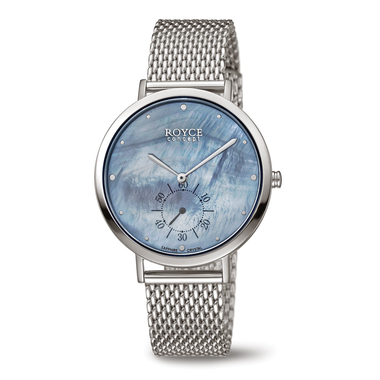 boccia-3316-04-titanium-midsize-uhr-perlmutt-blau-36-mm image 1