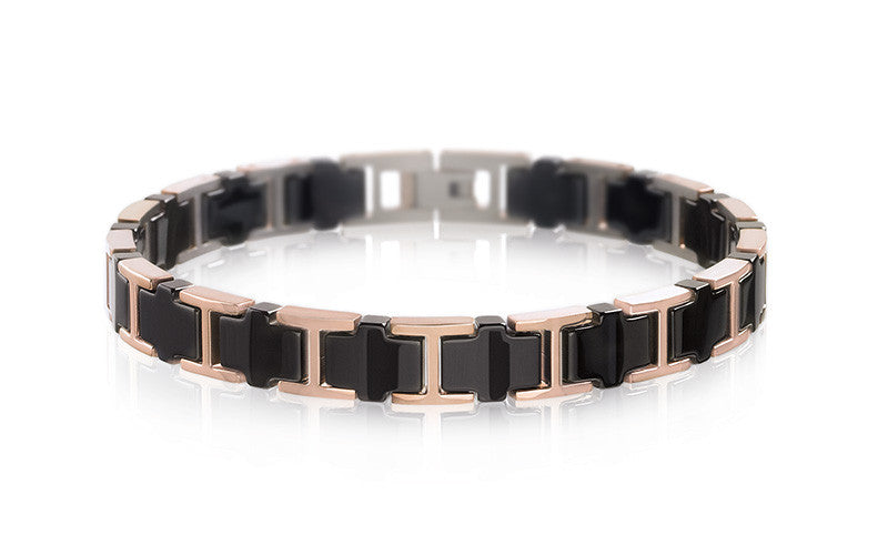 boccia-0388-04-titanium-armband-schwarz-keramik-ros-gold-8-mm image 3