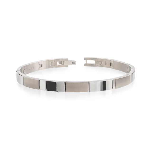 boccia-03036-01-titangliederarmband-poliert-geb-rstet-20cm image 1