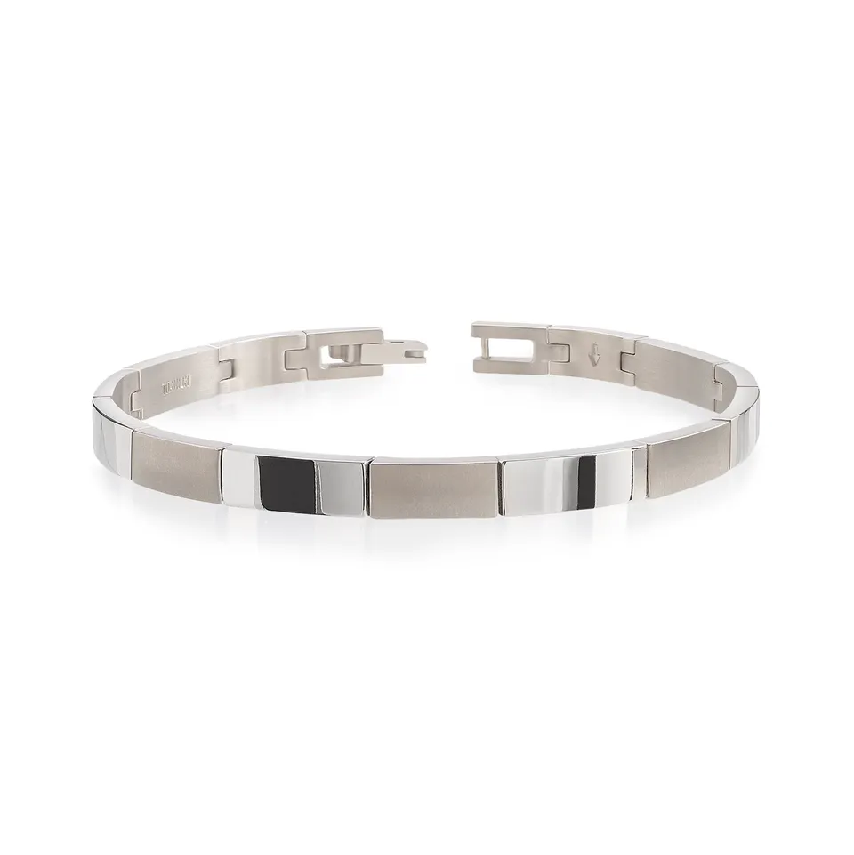 boccia-03036-01-titangliederarmband-poliert-geb-rstet-20cm image 1