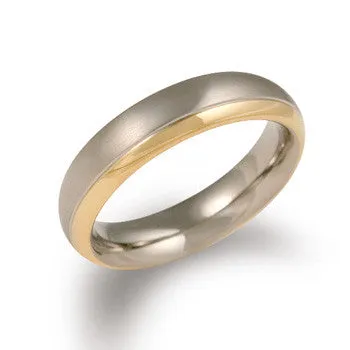 boccia-0130-08-titan-ring-matt-5-mm-mit-goldkante image 1