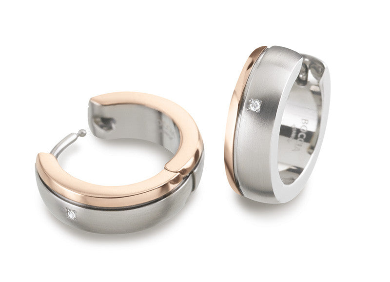 boccia-0539-17-titan-creolen-ros-gold-mit-diamant image 2