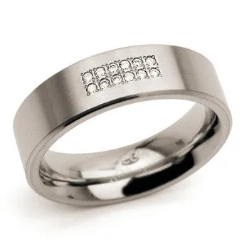 boccia-0101-18-titanium-ring-6-mm-mit-12-diamanten-0-06-ct image 1