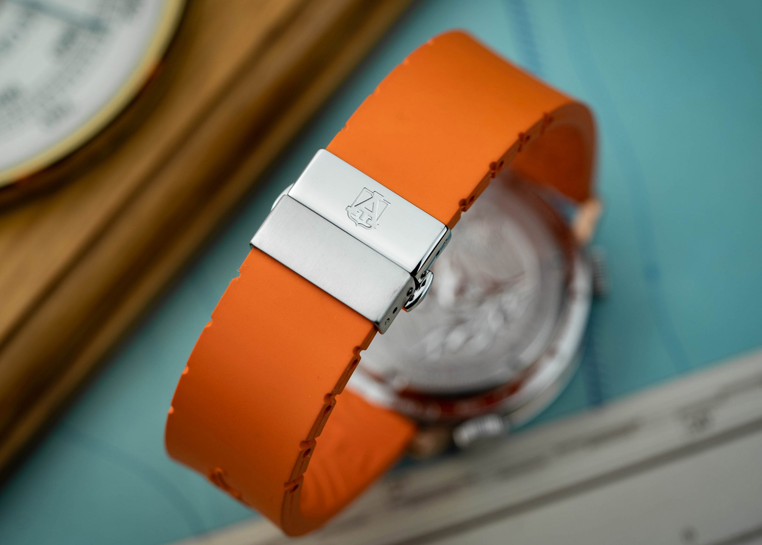 alexander-shorokhoff-kautschukband-orange-uhrenarmband image 5