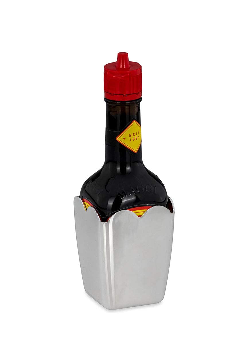 brillibrum-maggi-flasche-125-ml-mit-st-nder-versilbert-16-5-cm image 2