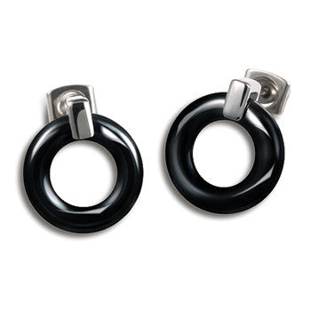 boccia-0583-02-damen-titan-ohrringe-kreis-schwarz-14mm image 1