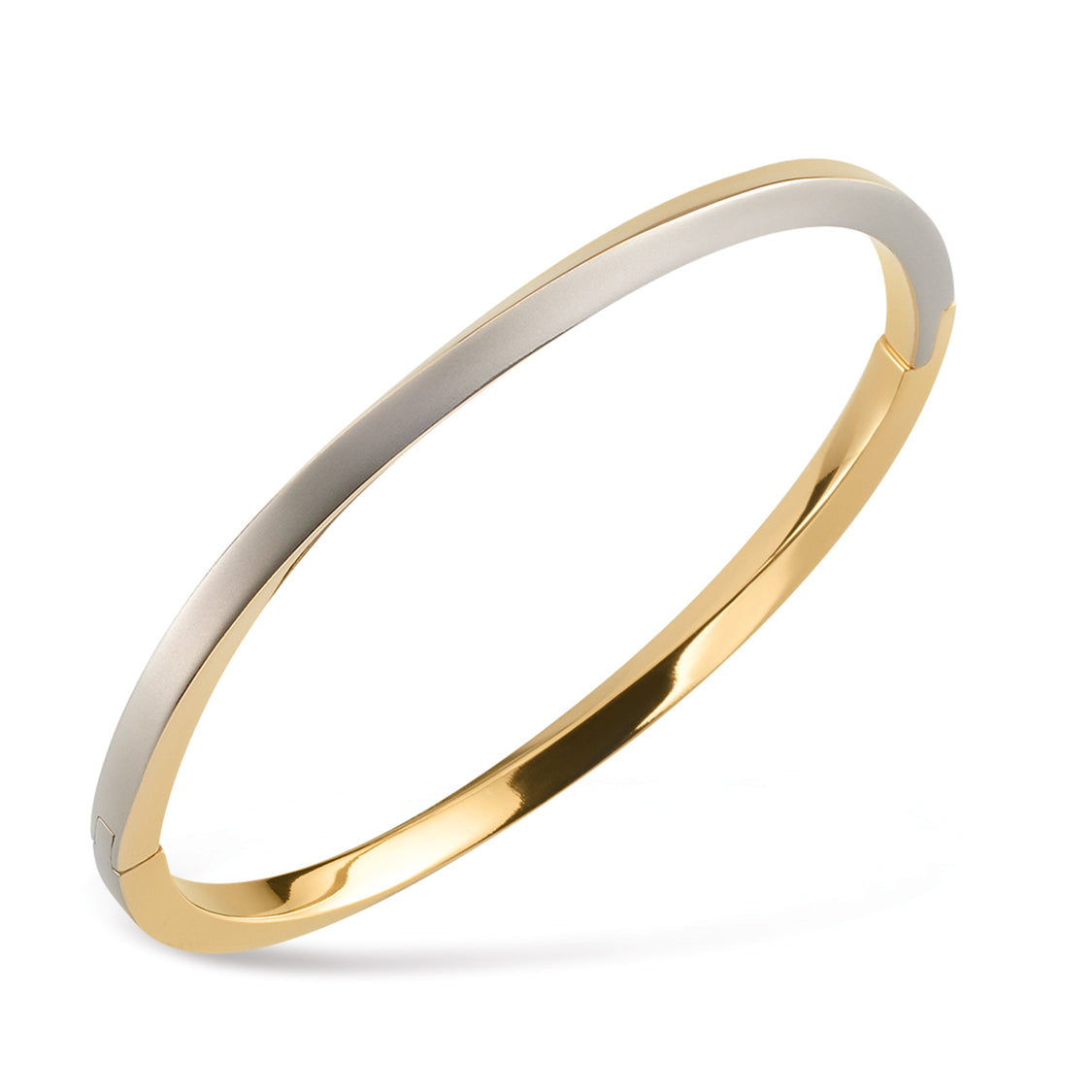 boccia-03011-02-titanium-armreif-twisted-goldplattiert image 2