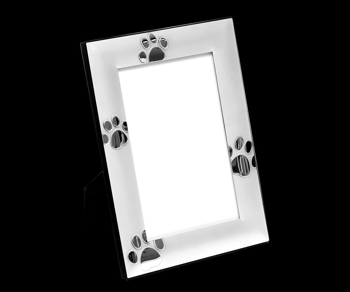 brillibrum-b-ware-design-bilderrahmen-pfotenabdr-cke-10x15-cm-versilbert image 6
