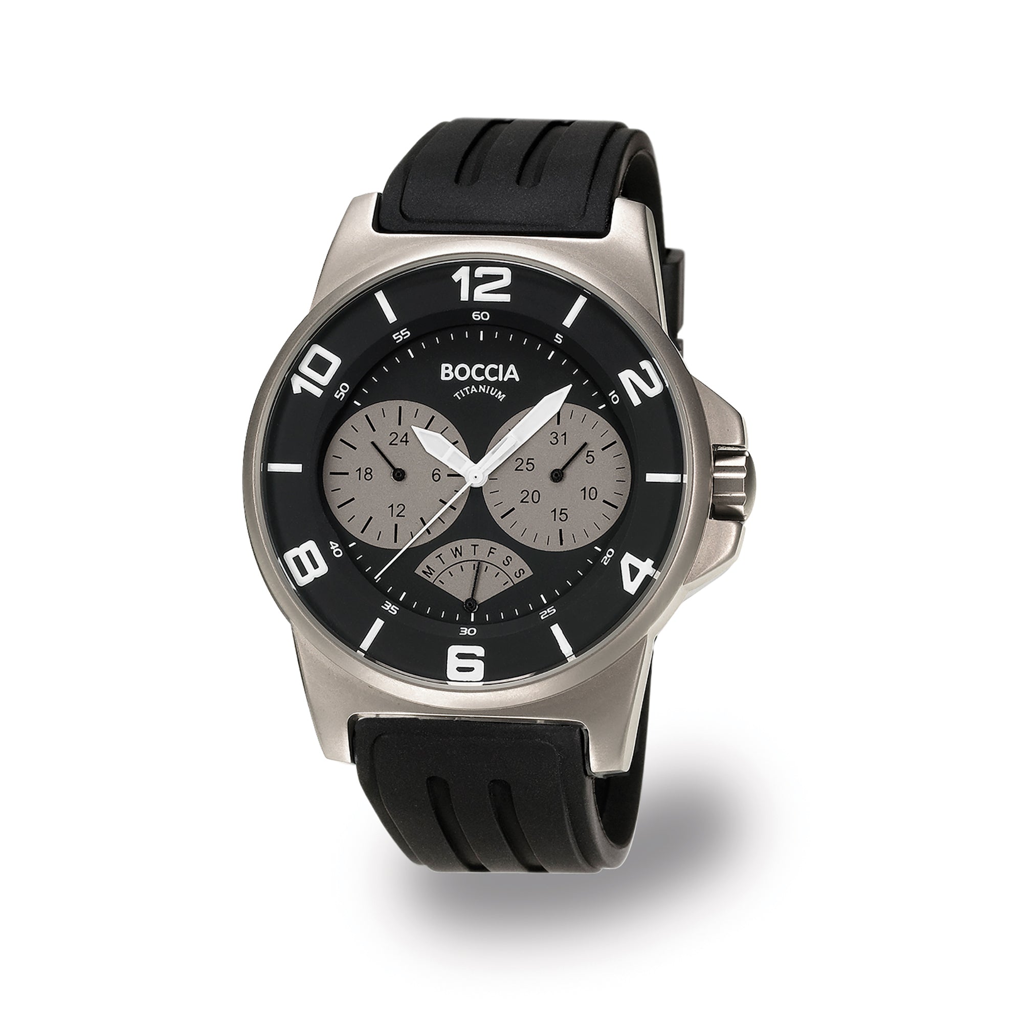 boccia-3536-01-herren-titan-uhr-schwarz-kautschuk image 1