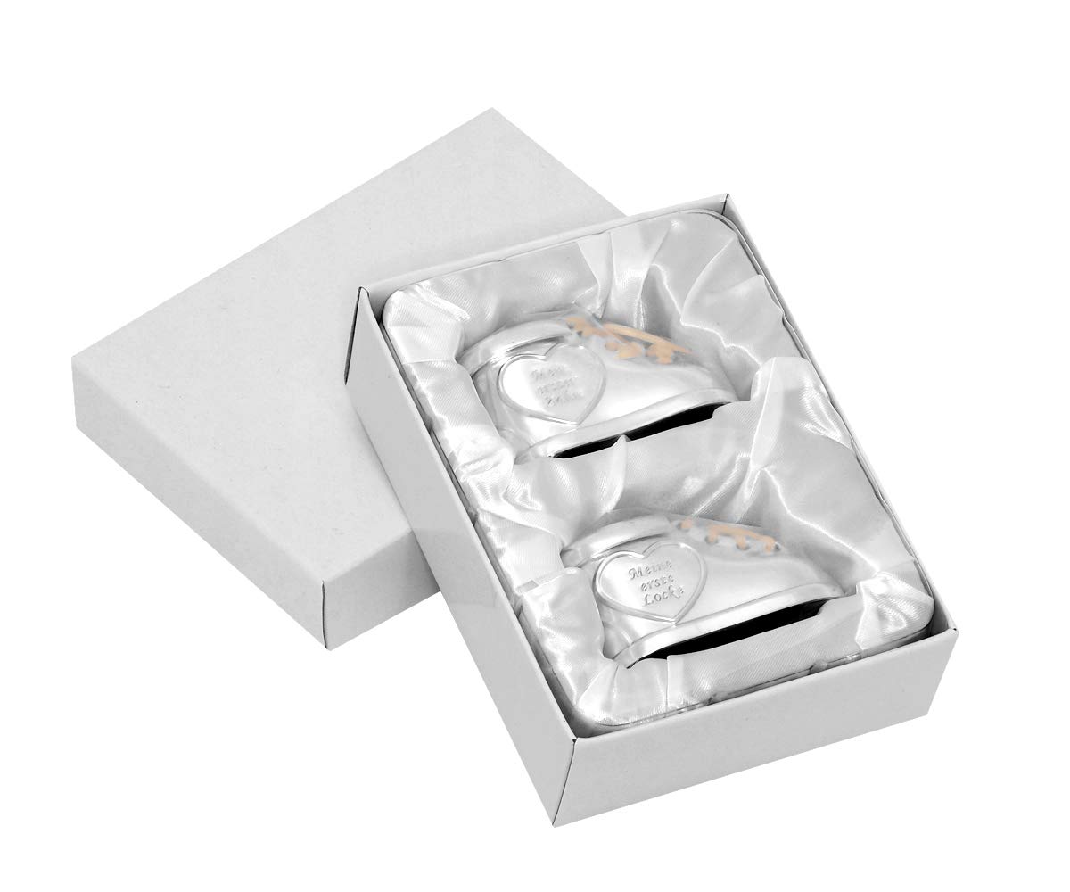 brillibrum-2er-geschenk-set-milchzahndose-lockendose-schuh-versilbert image 2