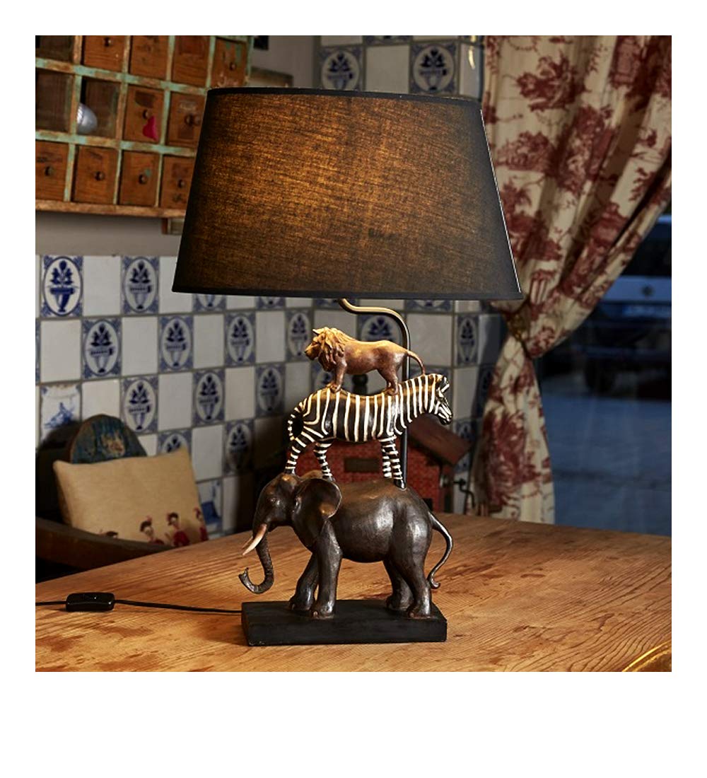brillibrum-tischleuchte-safari-polyresin-afrika-style-kinderzimmerlampe-70-cm-e2 image 1