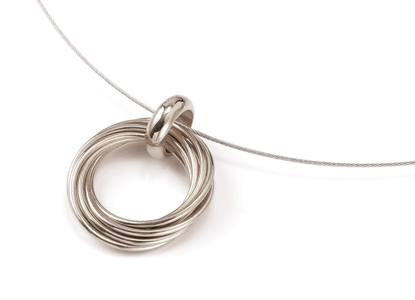 boccia-titanium-0736-01-anh-nger-knoten-27-mm-poliert-ohne-kette image 2