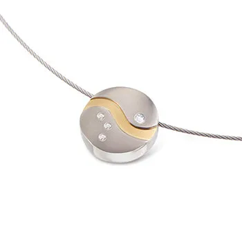 boccia-07022-05-titanium-anh-nger-welle-gold-mit-4-diamanten-0-04ct-14mm image 1