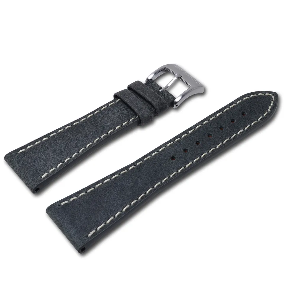alexander-shorokhoff-kalbslederband-grau-vintage-uhrenarmband image 1