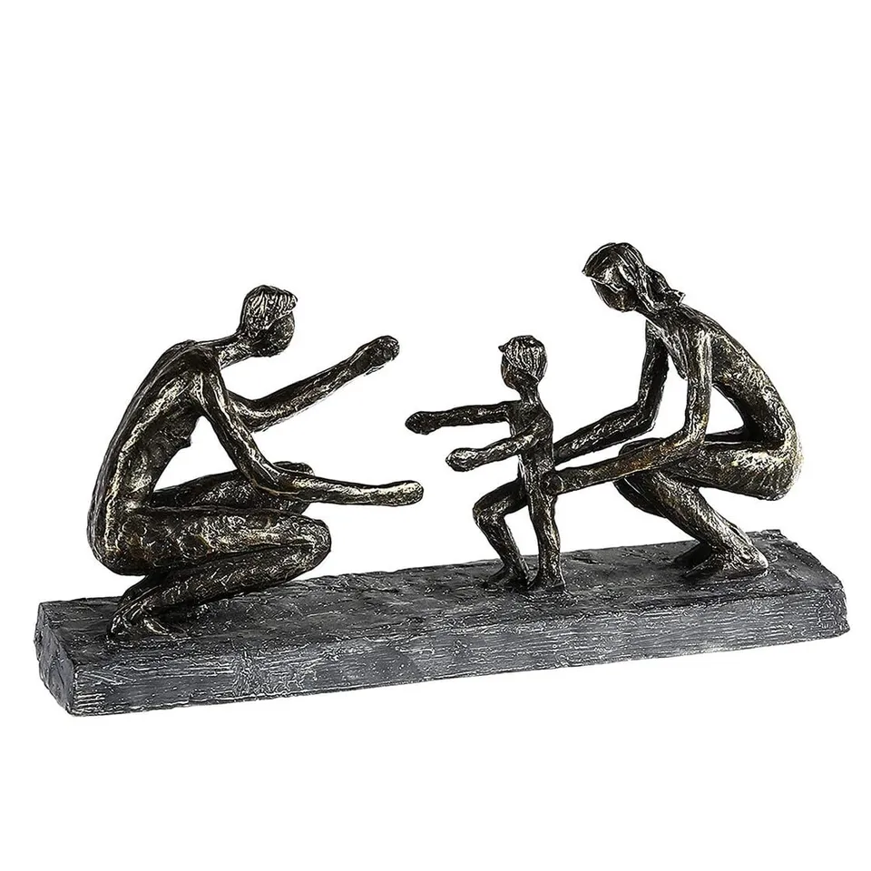 brillibrum-familie-skulptur-erste-schritte-polyresin-34-cm image 1