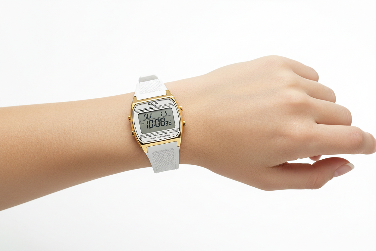 boccia-3738-04-titanium-digitaluhr-unisex-37mm-wei-gold-kautschuk image 4