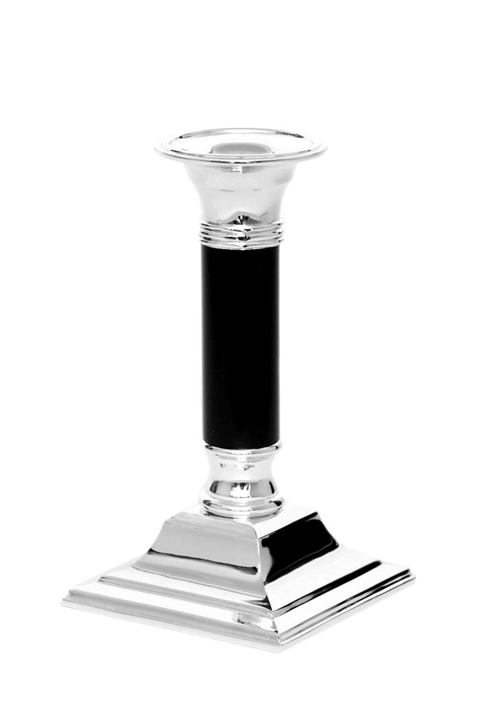 brillibrum-kerzenst-nder-versilbert-eckig-19-cm-f-r-stabkerzen image 6