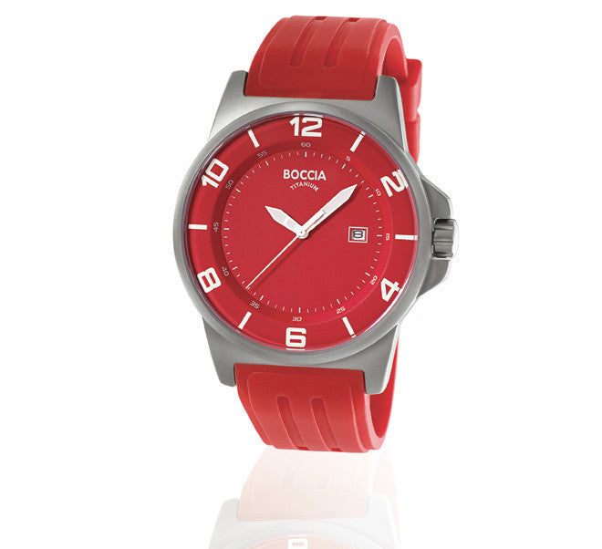boccia-3535-56-id-titanium-herrenuhr-titan-kautschuk-rot image 2