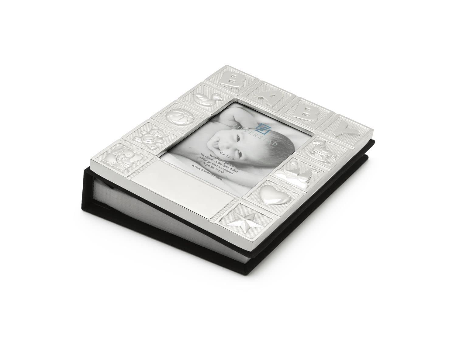 brillibrum-baby-fotoalbum-versilbert-mit-bilderrahmen-f-r-70-fotos-10x15-gravur- image 4