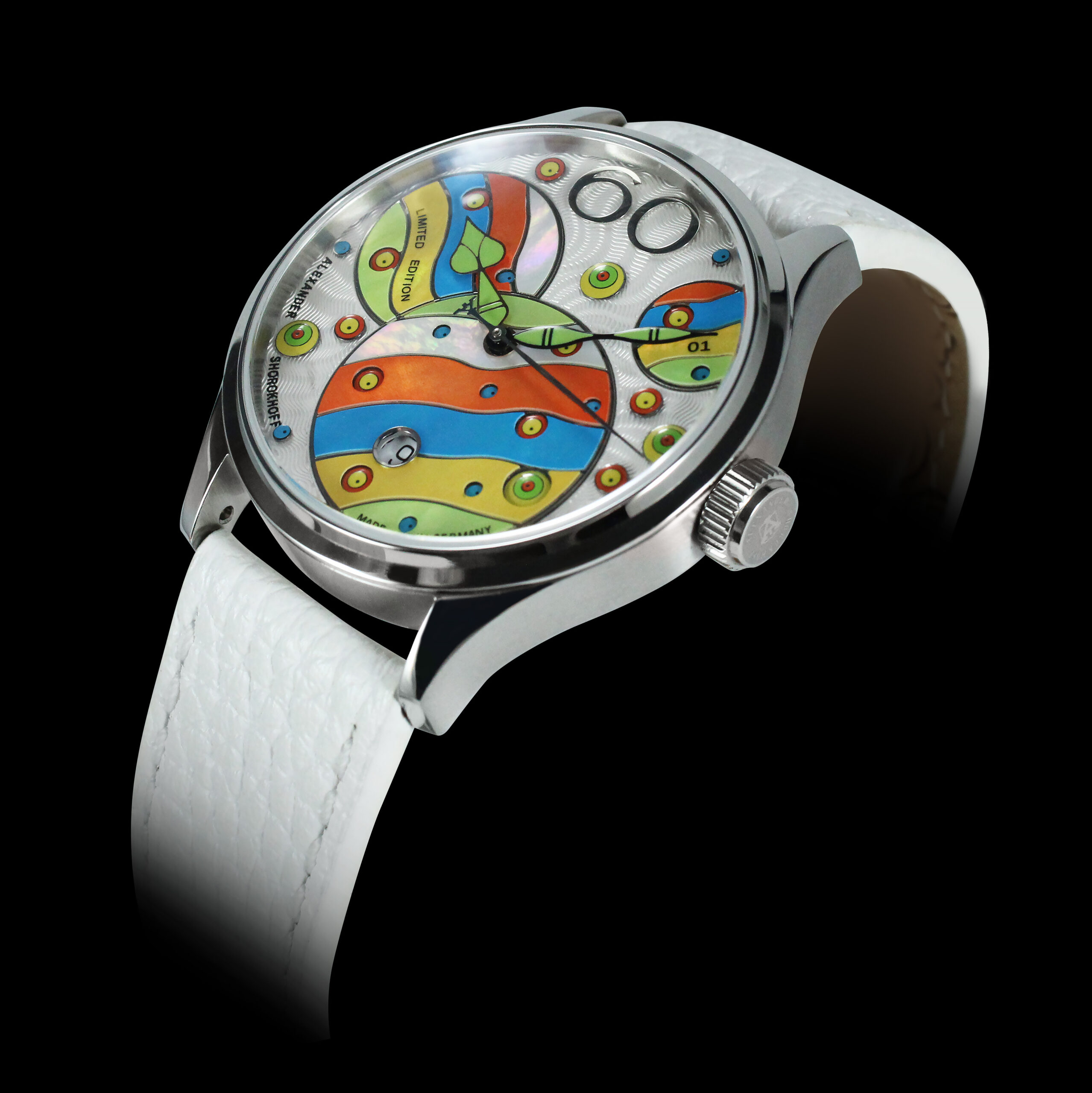 alexander-shorokhoff-crazy-balls-2-bunte-avantgarde-uhr image 3