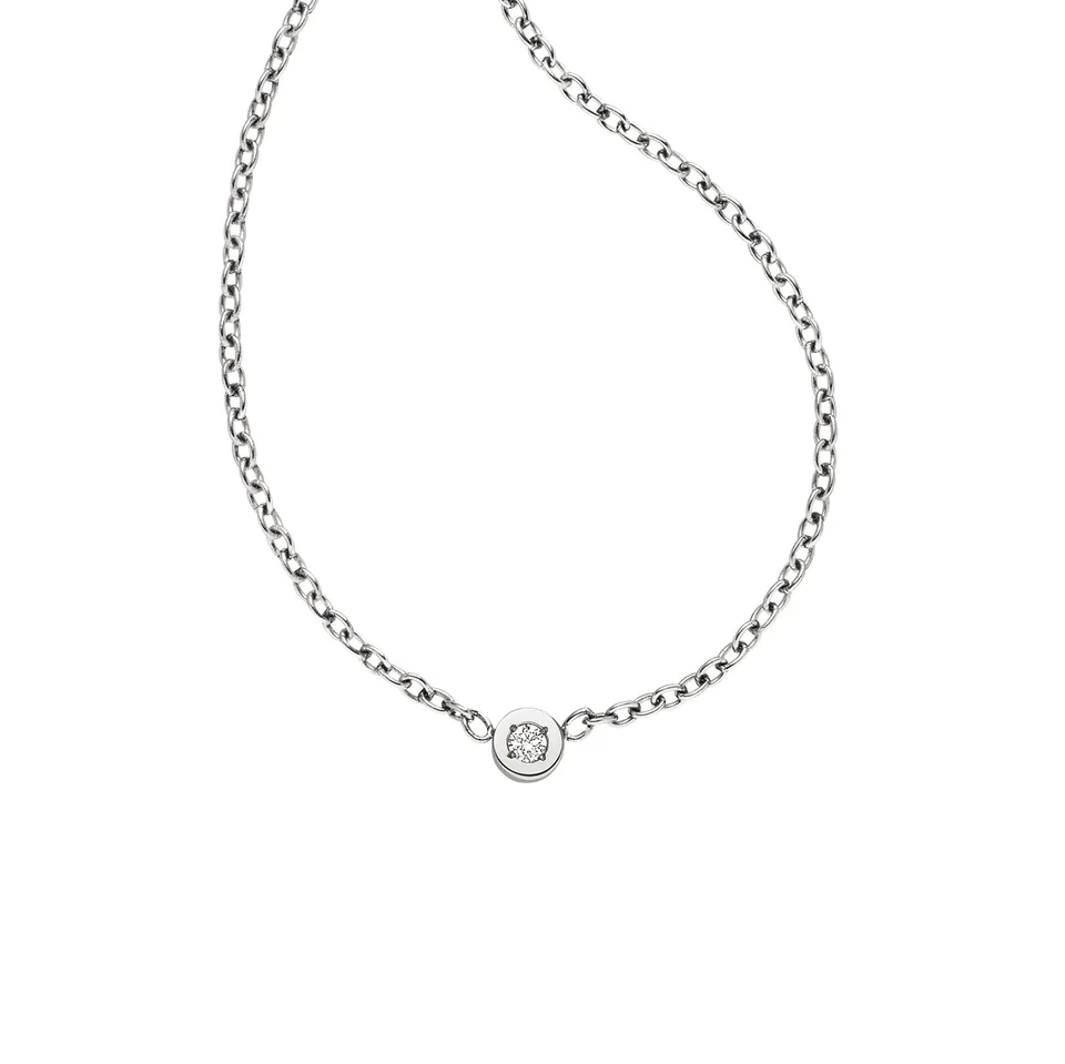 boccia-08069-01-titan-halskette-mit-diamant-0-03-ct image 1