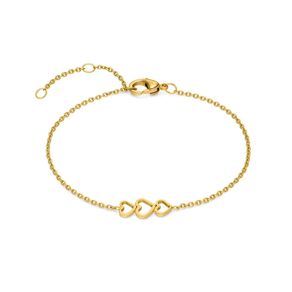 boccia-03077-02-titanium-herz-armband-goldplattiert image 1