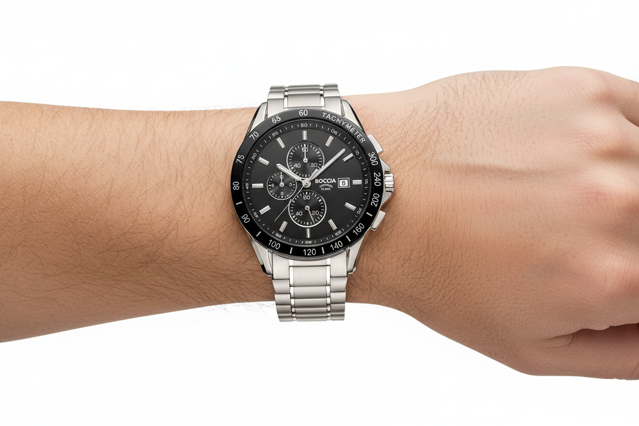boccia-3751-02-titanium-herren-chronograph-43-mm-grau image 2