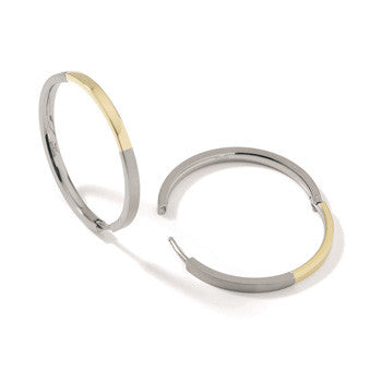 boccia-0516-02-titanium-creolen-bicolor-32-5-mm image 1