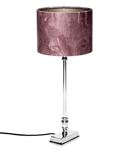 brillibrum-tischleuchte-altrosa-velours-marble-e27-rechteckiger-fu image 7