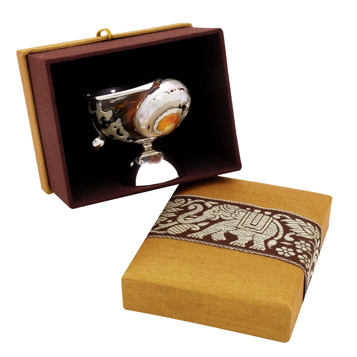 brillibrum-luxus-kaviarschale-schnecke-mit-925-sterlingsilber-perlmutt image 8