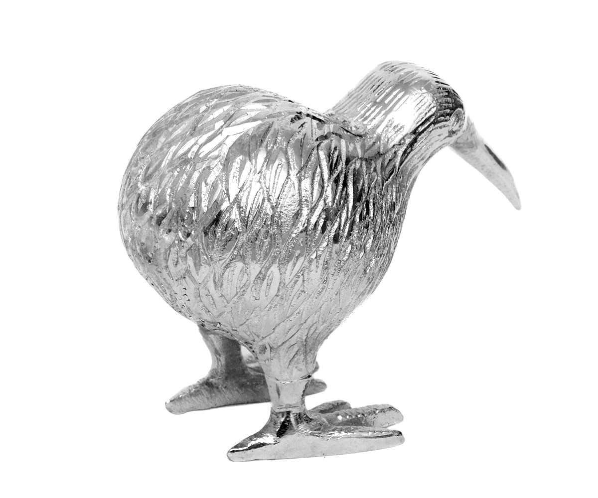 brillibrum-kiwi-vogel-dekofigur-metall-silber-9x9x12-cm-gl-cksbringer image 3