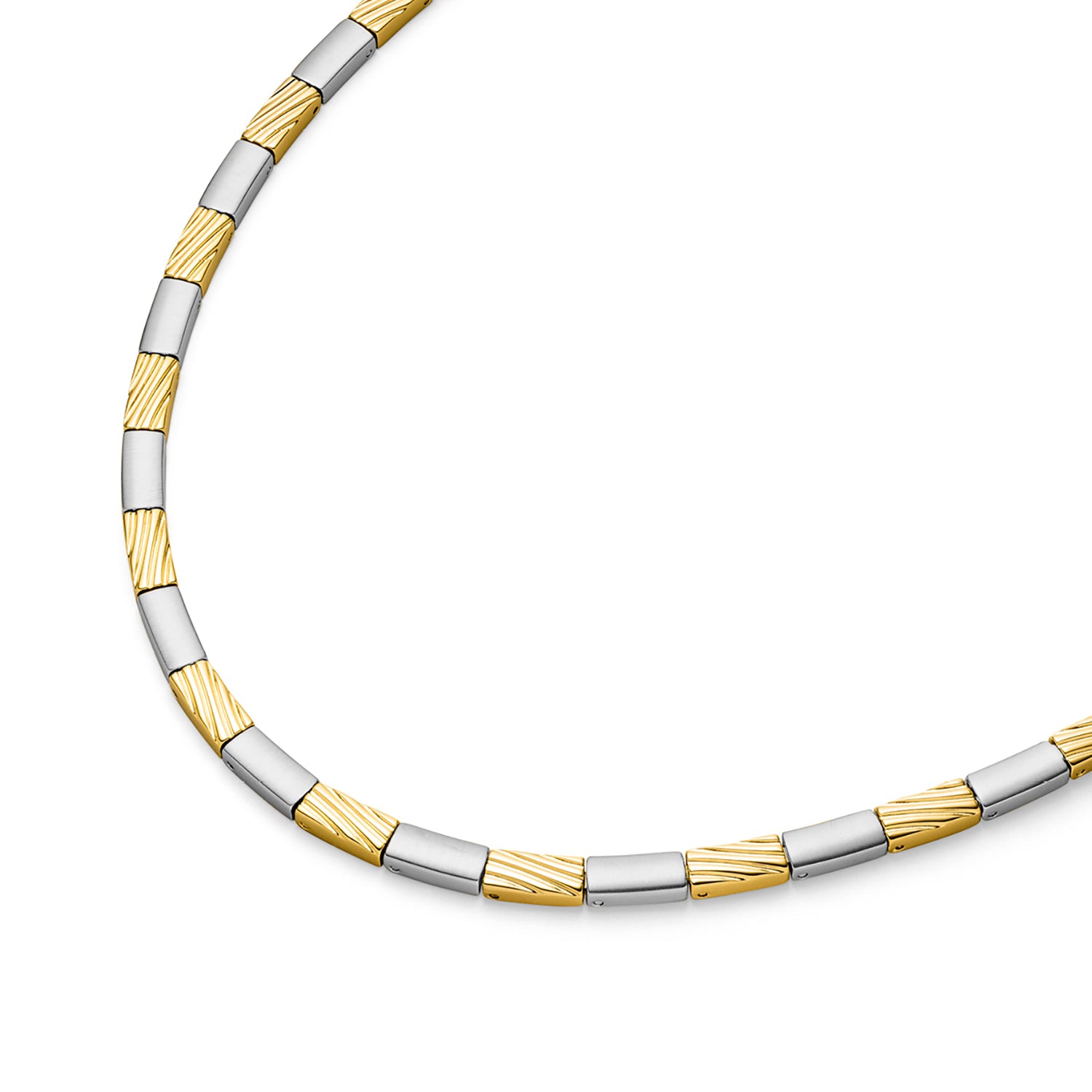 boccia-08081-02-titanium-halskette-gold-rechteckglieder-45-cm image 1