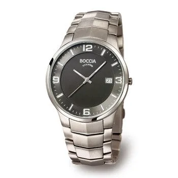 boccia-3561-02-titan-herrenuhr-schwarz-38mm-leder image 1