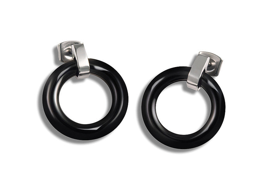 boccia-0582-02-titanium-ohrringe-kreis-h-nger-schwarz-keramik-18-mm image 2
