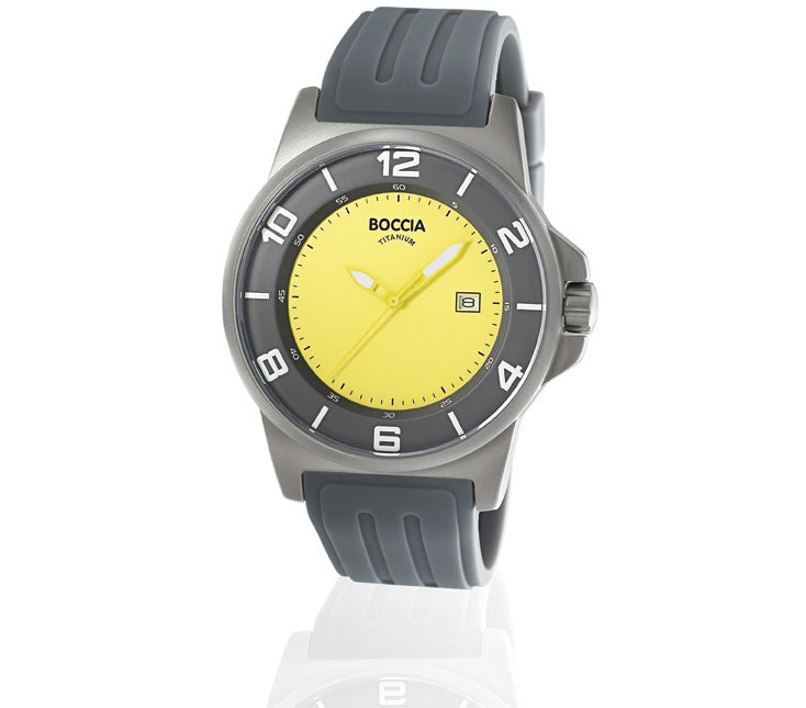 boccia-3535-65-titanium-herrenuhr-gelb-grau-45mm image 1